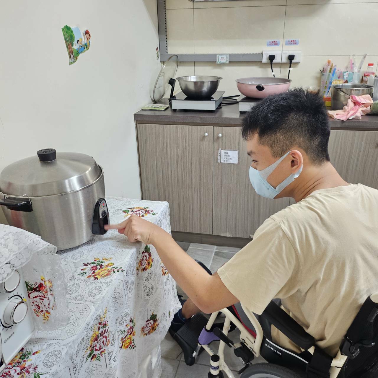 生活自理訓練：操作電鍋